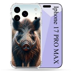 Coque Renforcée Pour Iphone 17 Pro Max Chasse Sanglier Attaque
