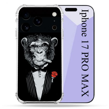 Coque Renforcée Pour Iphone 17 Pro Max Decale Singe Mafia