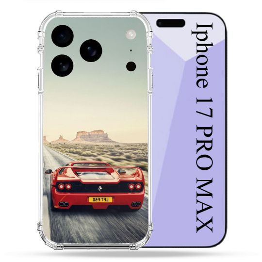 Coque Renforcée Pour Iphone 17 Pro Max Ferrari F50