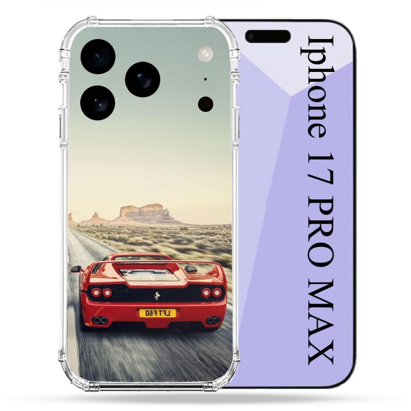 Coque Renforcée Pour Iphone 17 Pro Max Ferrari F50