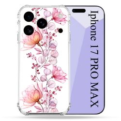 Coque Renforcée Pour Iphone 17 Pro Max Fleur Eclosion