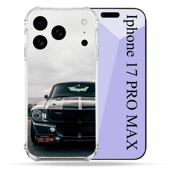 Coque Renforcée Pour Iphone 17 Pro Max Ford Mustang GT500 Vintage