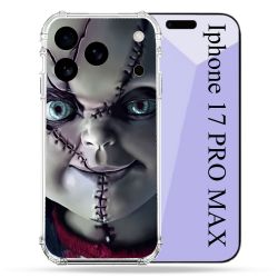 Coque Renforcée Pour Iphone 17 Pro Max Horreur Chucky Cicatrice