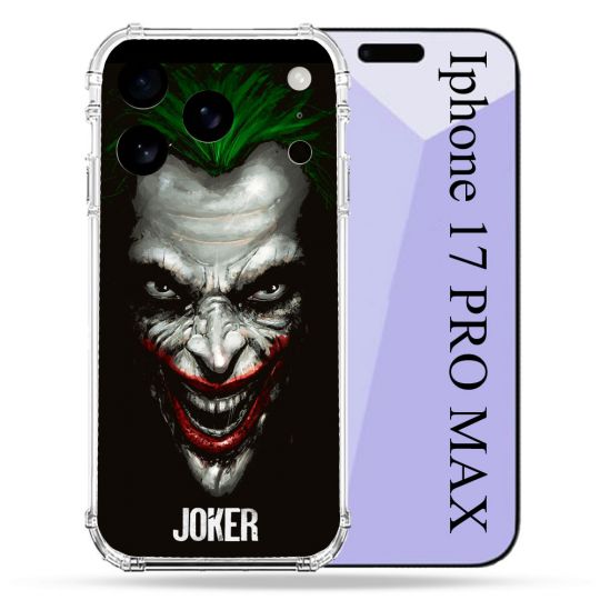 Coque Renforcée Pour Iphone 17 Pro Max Joker Noir