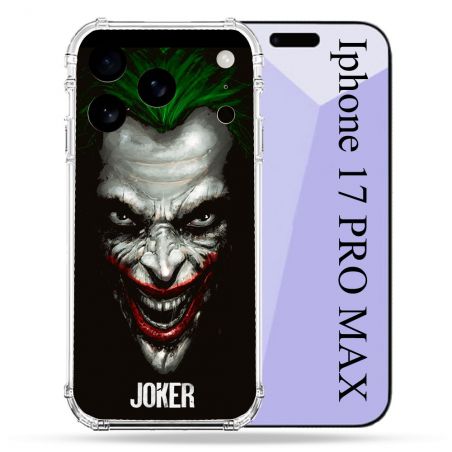Coque Renforcée Pour Iphone 17 Pro Max Joker Noir
