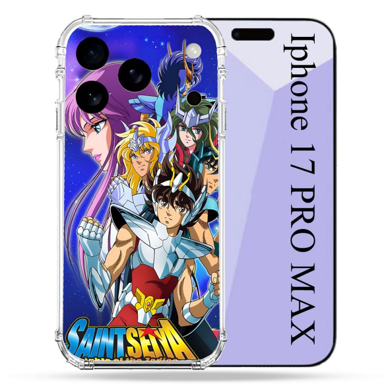 Coque Renforcée Pour Iphone 17 Pro Max Les Chevaliers Du Zodiaque