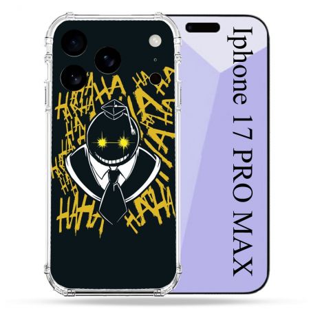 Coque Renforcée Pour Iphone 17 Pro Max Manga Assassination Classroom Kuro Noir