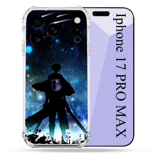 Coque Renforcée Pour Iphone 17 Pro Max Manga Attaque Titans Levi