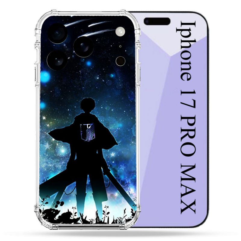 Coque Renforcée Pour Iphone 17 Pro Max Manga Attaque Titans Levi