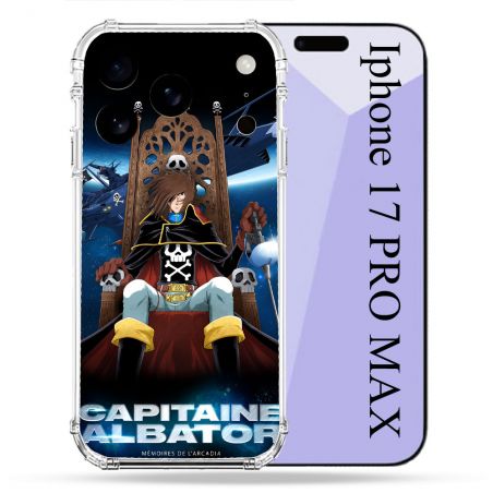 Coque Renforcée Pour Iphone 17 Pro Max Manga Capitaine Albator