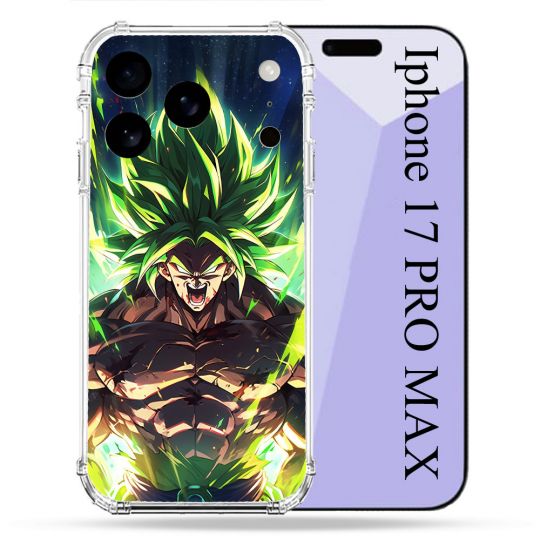 Coque Renforcée Pour Iphone 17 Pro Max Manga Dragon Ball Broly