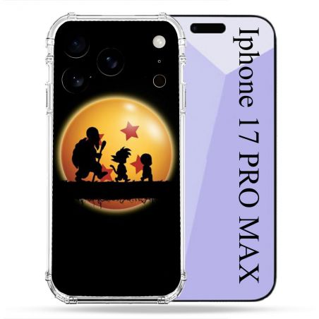 Coque Renforcée Pour Iphone 17 Pro Max Manga Dragon Ball Vintage