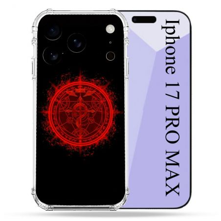 Coque Renforcée Pour Iphone 17 Pro Max Manga Fullmetal Alchemist Logo