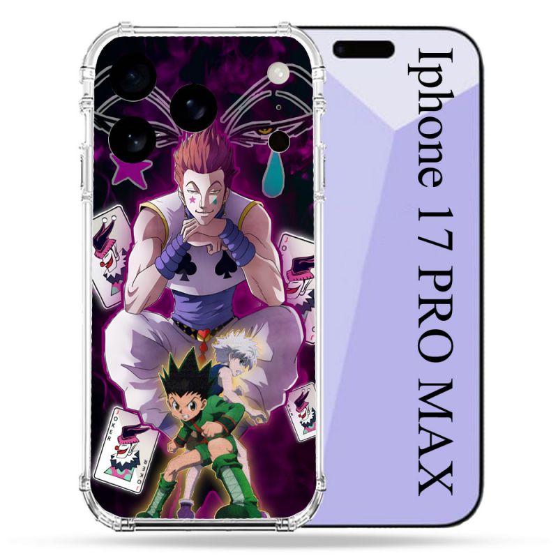 Coque Renforcée Pour Iphone 17 Pro Max Manga Hunter X Hunter Hisoka