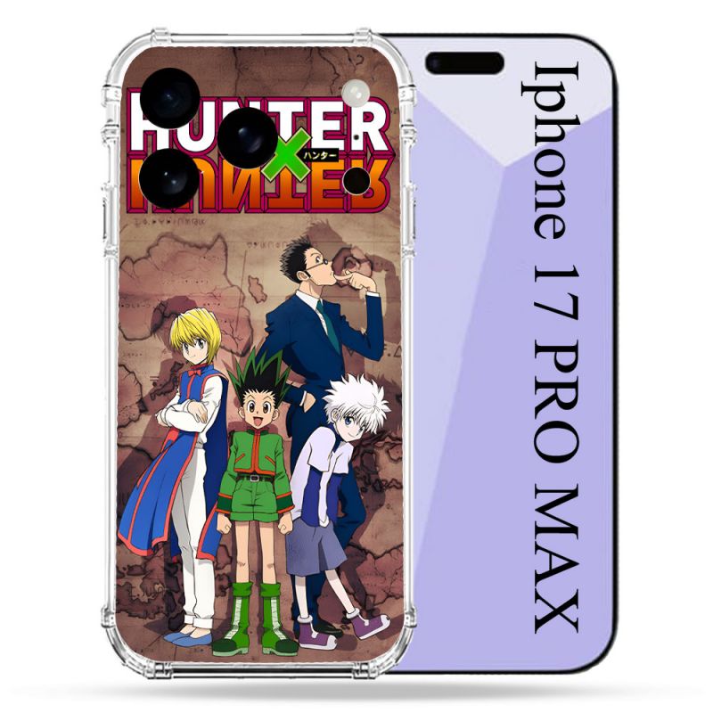 Coque Renforcée Pour Iphone 17 Pro Max Manga Hunter X Hunter Vintage