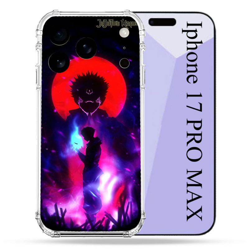 Coque Renforcée Pour Iphone 17 Pro Max Manga Jujutsu Kaisen Itadori Sukuna