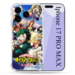 Coque Renforcée Pour Iphone 17 Pro Max Manga My Hero Academia Affiche