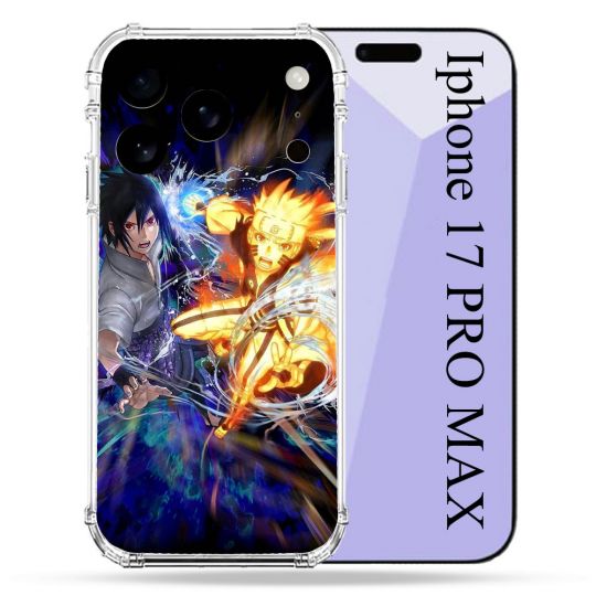 Coque Renforcée Pour Iphone 17 Pro Max Manga Naruto VS