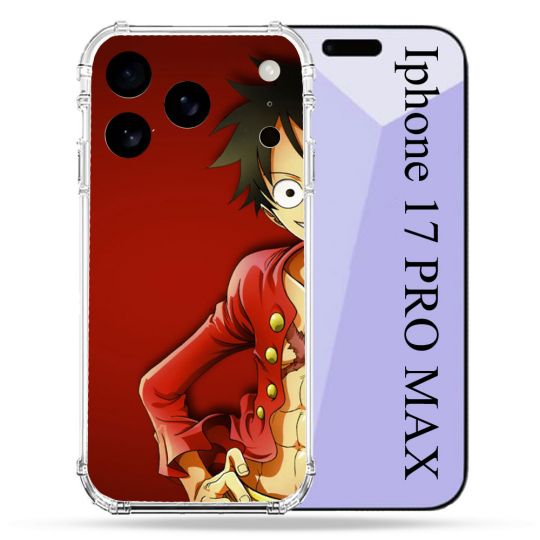 Coque Renforcée Pour Iphone 17 Pro Max Manga One Piece Luffy
