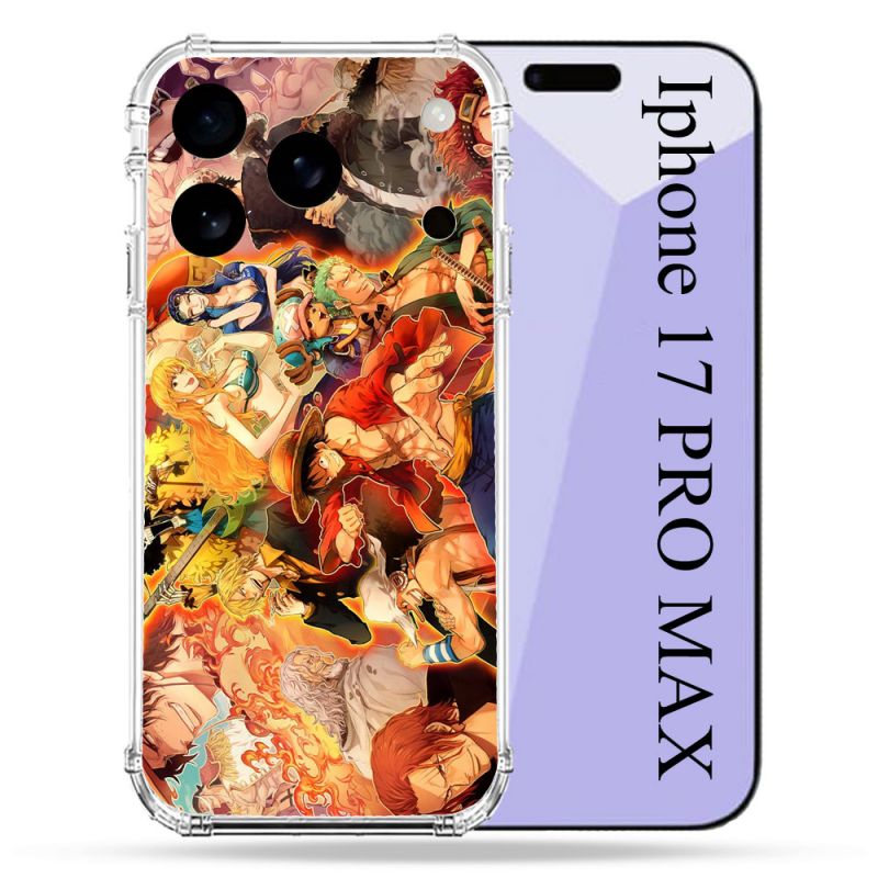 Coque Renforcée Pour Iphone 17 Pro Max Manga One Piece Nakama