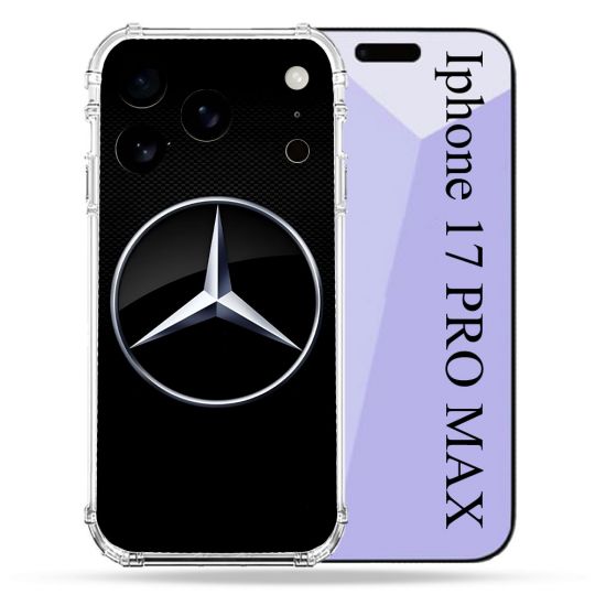 Coque Renforcée Pour Iphone 17 Pro Max Mercedes Carbone
