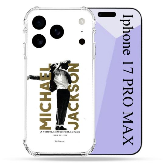 Coque Renforcée Pour Iphone 17 Pro Max Michael Jackson Blanc