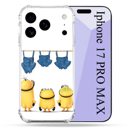Coque Renforcée Pour Iphone 17 Pro Max Minions Nus