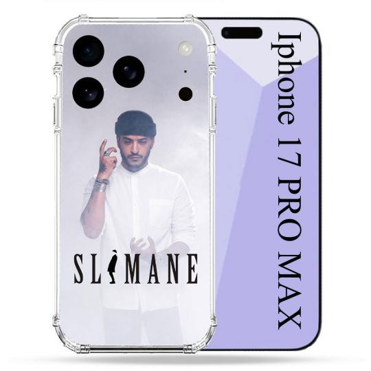 Coque Renforcée Pour Iphone 17 Pro Max Musique Slimane Blanc
