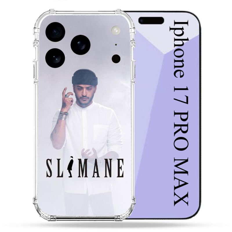 Coque Renforcée Pour Iphone 17 Pro Max Musique Slimane Blanc