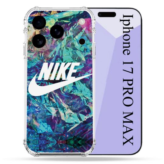 Coque Renforcée Pour Iphone 17 Pro Max Nike Turquoise