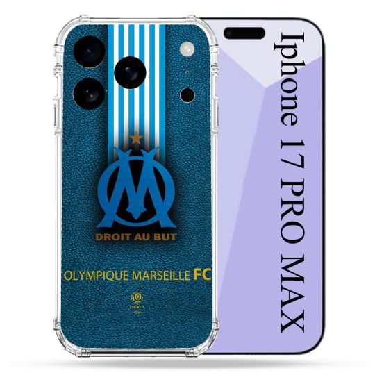 Coque Renforcée Pour Iphone 17 Pro Max Olympique Marseille OM Bande