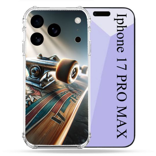 Coque Renforcée Pour Iphone 17 Pro Max Planche Skate