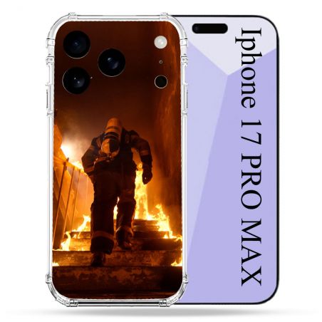 Coque Renforcée Pour Iphone 17 Pro Max Pompier Escalier