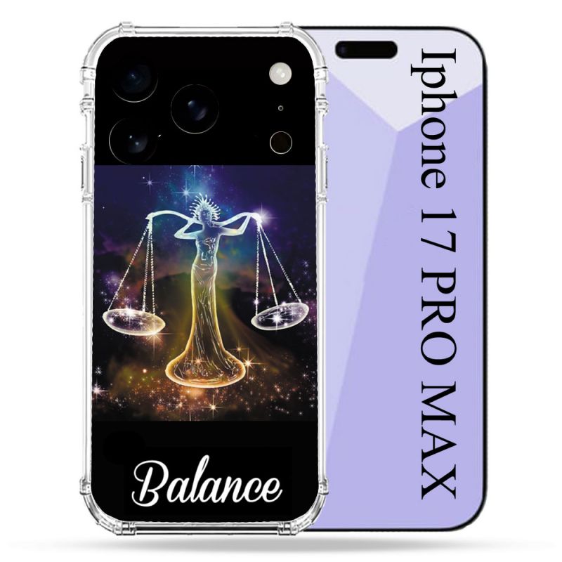 Coque Renforcée Pour Iphone 17 Pro Max Signe Zodiaque 2 Balance
