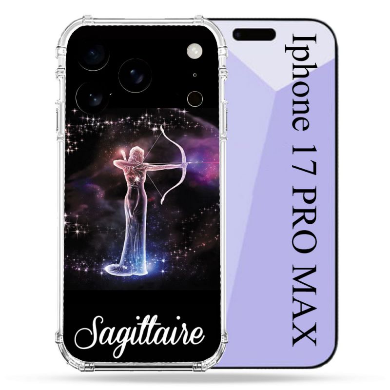 Coque Renforcée Pour Iphone 17 Pro Max Signe Zodiaque 2 Sagittaire
