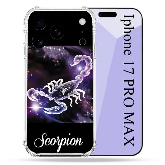 Coque Renforcée Pour Iphone 17 Pro Max Signe Zodiaque 2 Scorpion