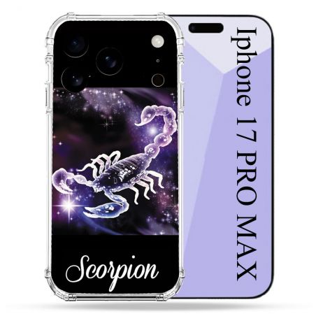 Coque Renforcée Pour Iphone 17 Pro Max Signe Zodiaque 2 Scorpion