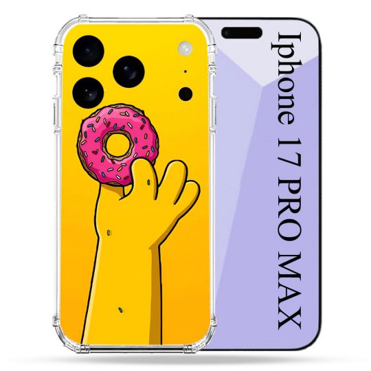 Coque Renforcée Pour Iphone 17 Pro Max Simpson Donuts