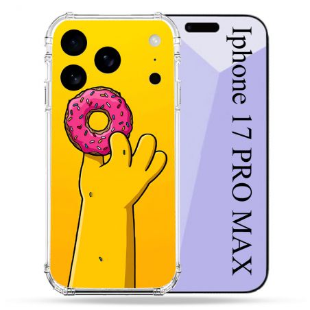 Coque Renforcée Pour Iphone 17 Pro Max Simpson Donuts