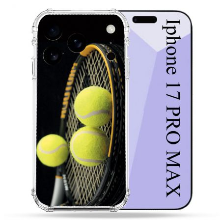 Coque Renforcée Pour Iphone 17 Pro Max Sport Tennis Balls