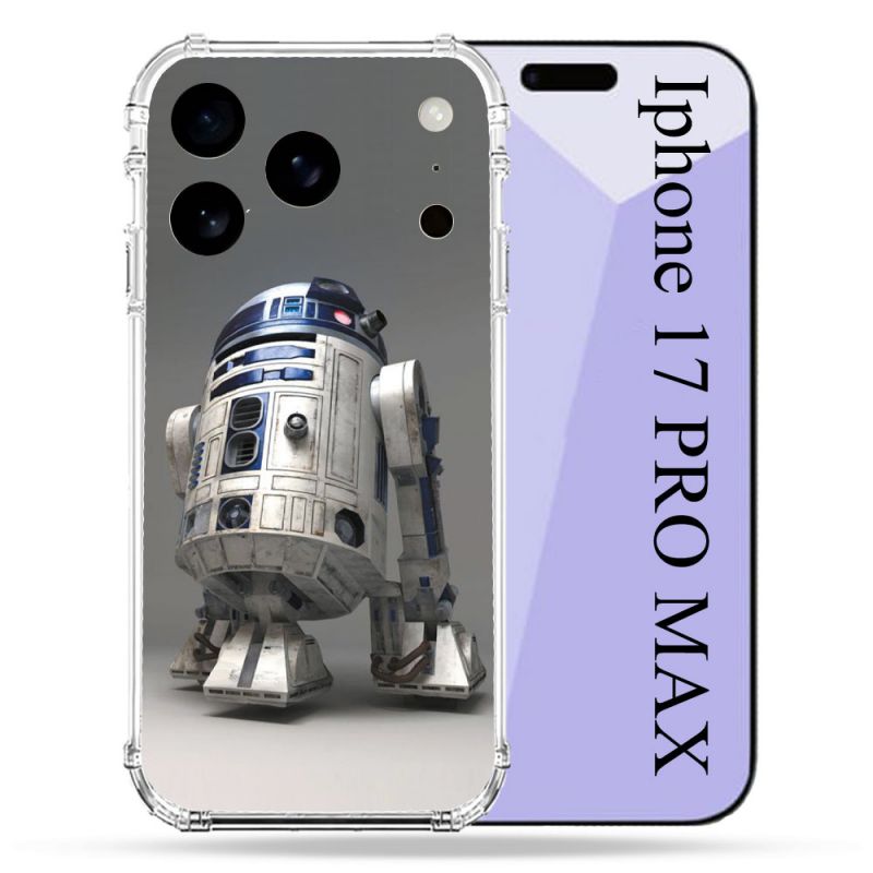 Coque Renforcée Pour Iphone 17 Pro Max Star Wars - R2D2