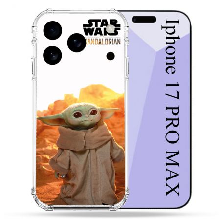 Coque Renforcée Pour Iphone 17 Pro Max Star Wars - Yoda bebe soleil