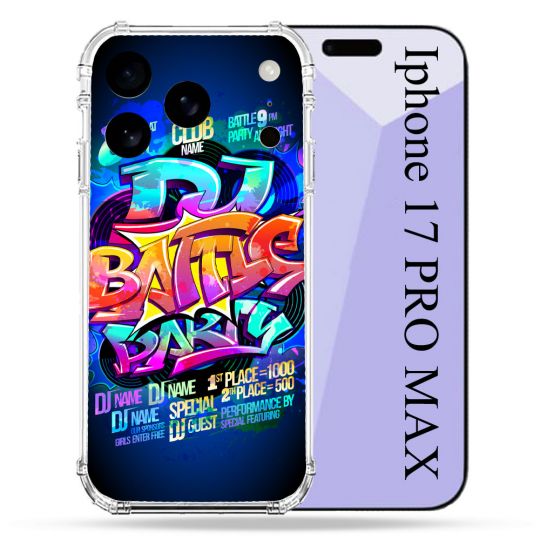 Coque Renforcée Pour Iphone 17 Pro Max Street Art Rap