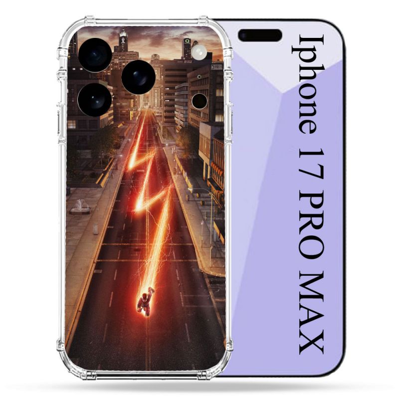 Coque Renforcée Pour Iphone 17 Pro Max The Flash City