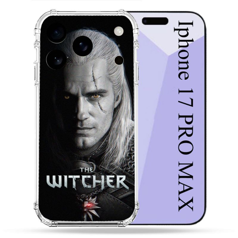 Coque Renforcée Pour Iphone 17 Pro Max The Witcher Noir