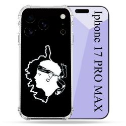 Coque Renforcée Pour Iphone 17 Pro Max Voyage Corse Noir