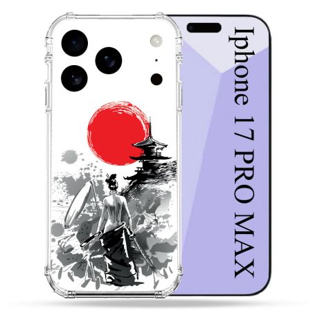 Coque Renforcée Pour Iphone 17 Pro Max Voyage Japon Femme