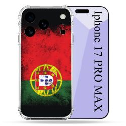 Coque Renforcée Pour Iphone 17 Pro Max Voyage Portugal Drapeau