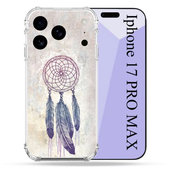 Coque Renforcée Pour Iphone 17 Pro Max Zen Attrape Reve Blanc