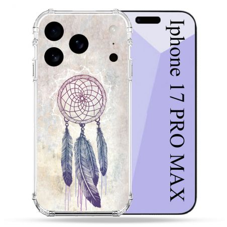 Coque Renforcée Pour Iphone 17 Pro Max Zen Attrape Reve Blanc